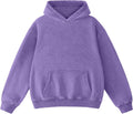 Acid Wash Hoodie Super Soft Oversized Pullover - Cozy Vintage Style