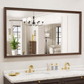 WEER Retro Copper Bathroom Mirror 55x30 in Bronze Framed - Vintage