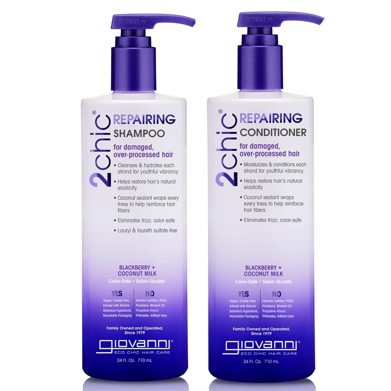 GIOVANNI 2chic Ultra-Repairing Shampoo & Conditioner Set