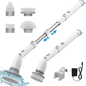 Voweek Electric Spin Scrubber for Effortless Bathroom Cleaning