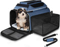 Petskd Expandable Pet Carrier for Small Dogs and Cats 18x11x11