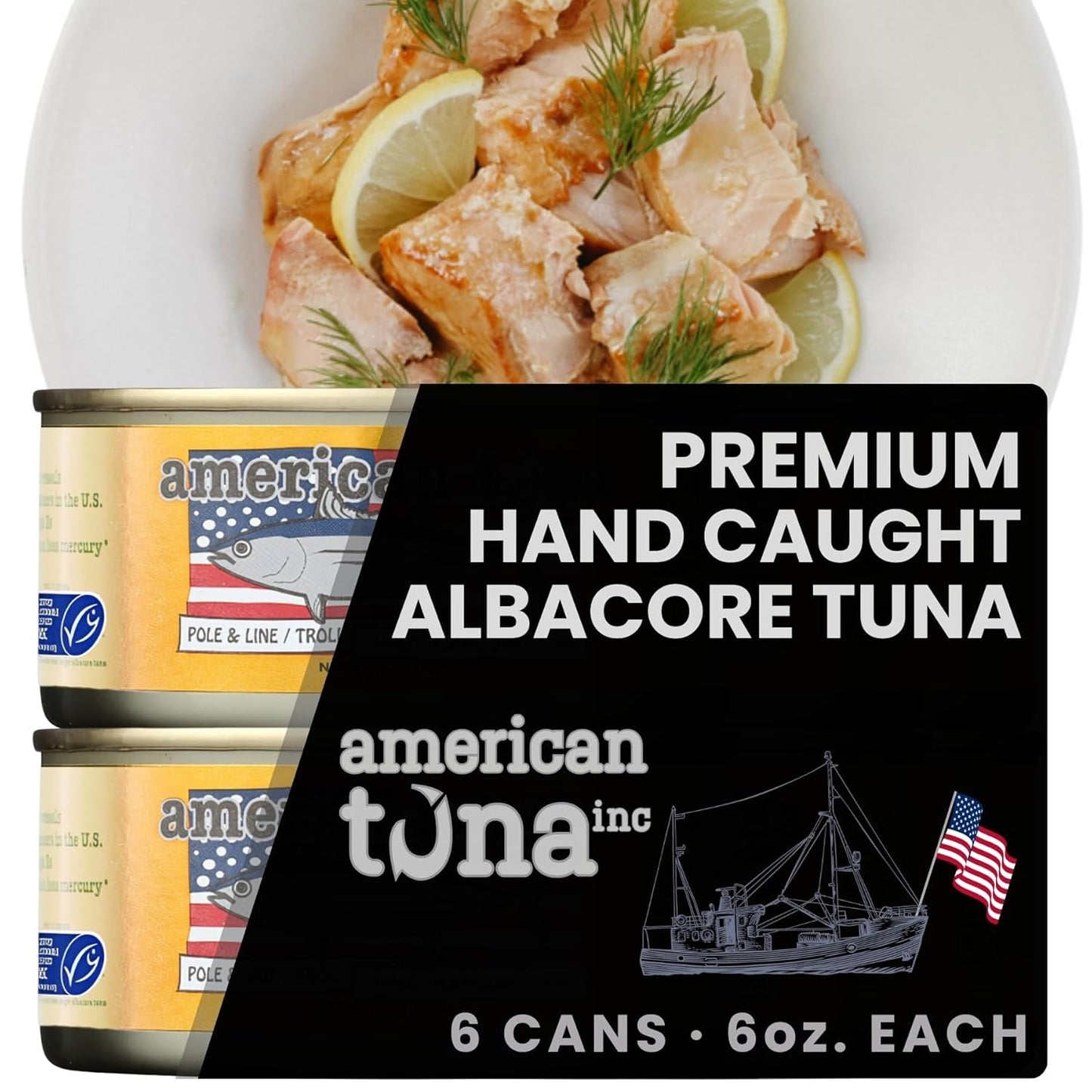 Sushi-grade Wild Albacore Tuna Fish - Premium Canned Tuna