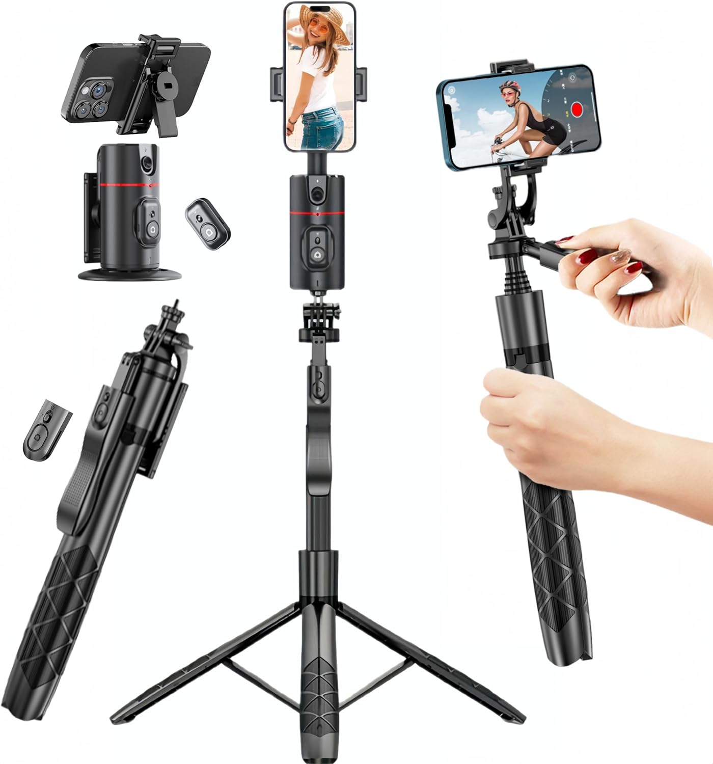 Auto Face Tracking Tripod for Effortless Video Recording