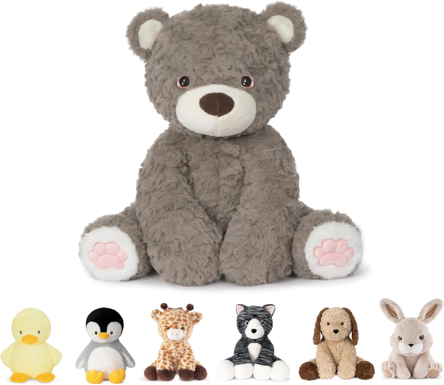 Niuniu Daddy 14in Weighted Teddy Bear Plush Toy for All Ages