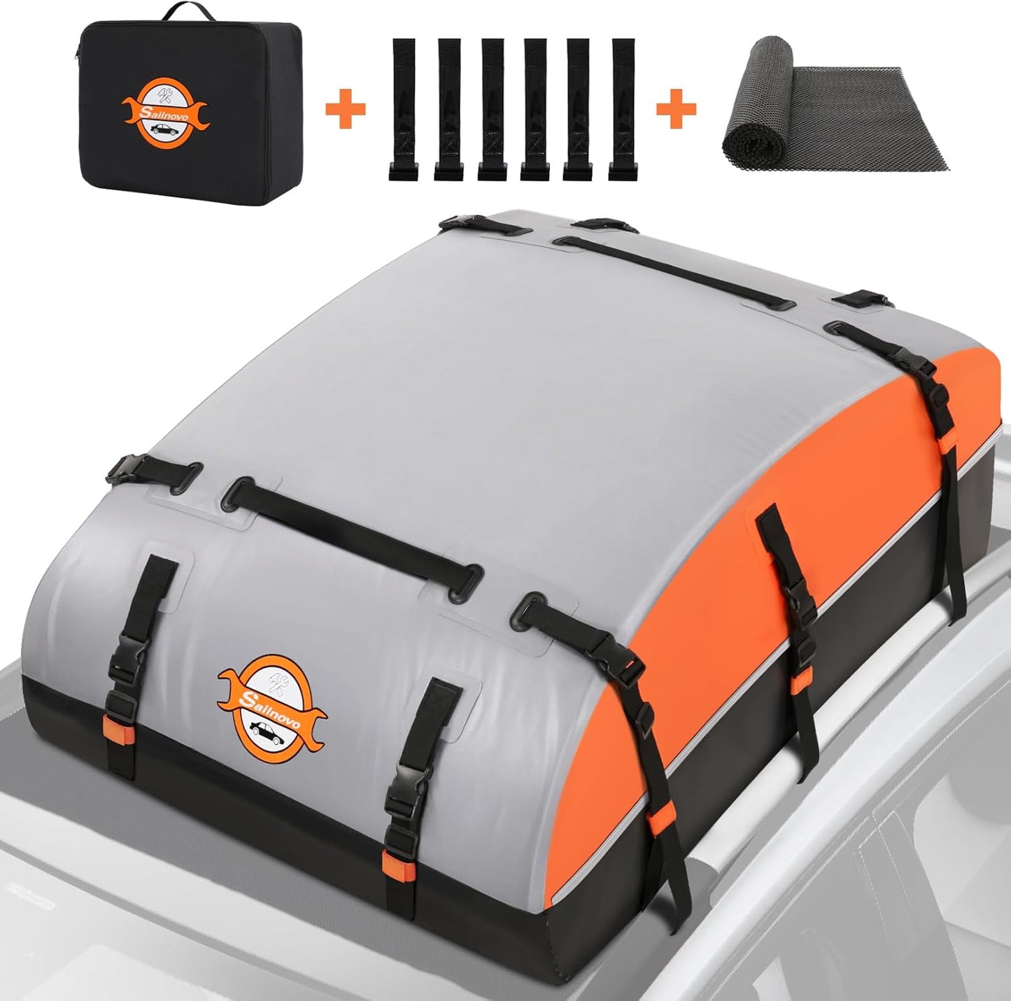 Sailnovo 21 Cubic Car Rooftop Carrier: Waterproof, Versatile