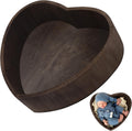 Bed Heart Small Photo Shaped Wooden Posing Newborn Prop - Compact