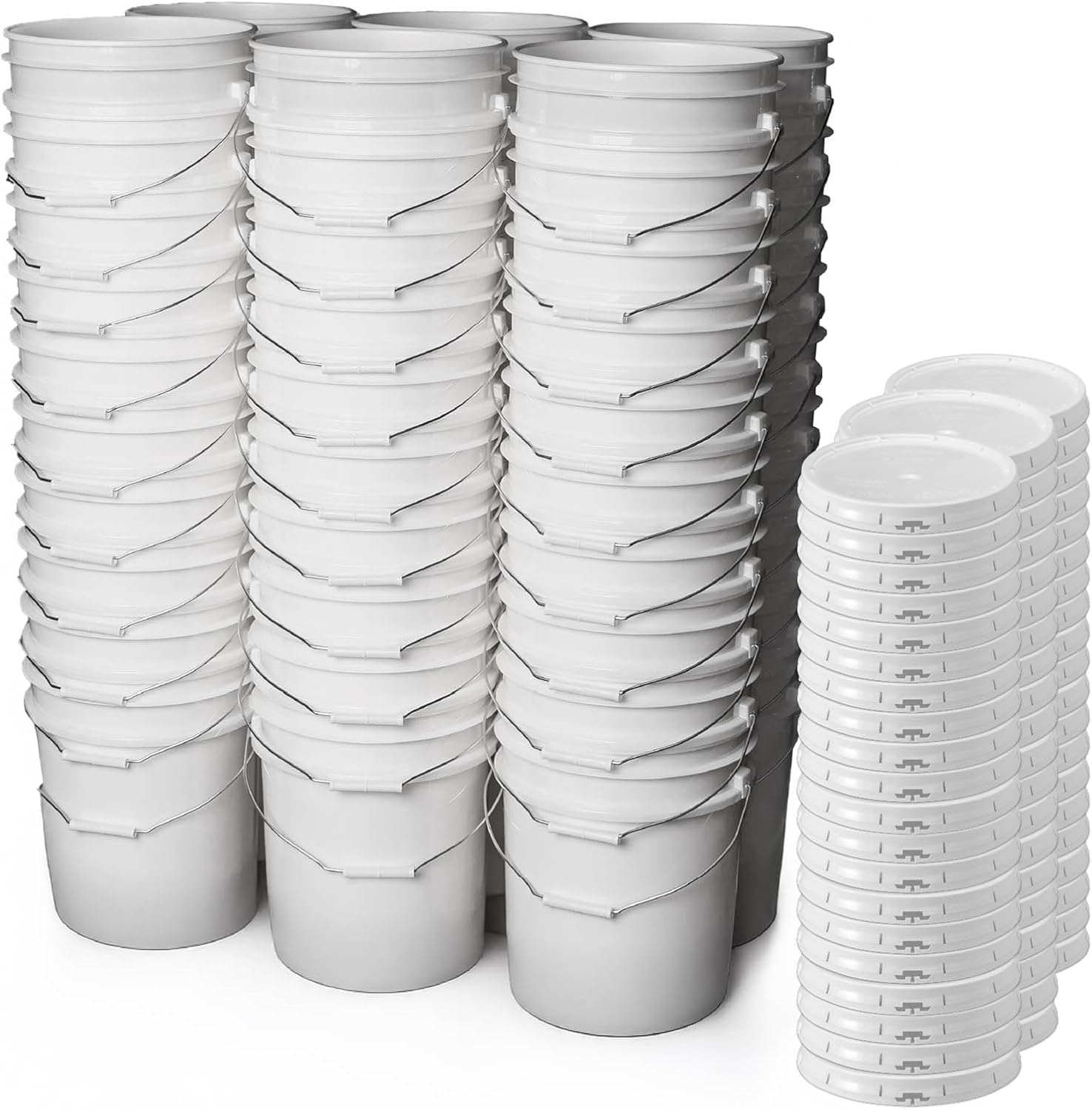 5 Gallon Bucket with Airtight Lid for Food Storage and More