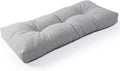 36x14x4 in Heather Grey Bench Cushion - Non Slip Memory Foam