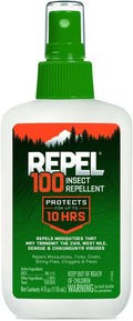 Repel 100 Insect Repellent Pump Spray, 4-Fl Oz - 10-Hour Protection