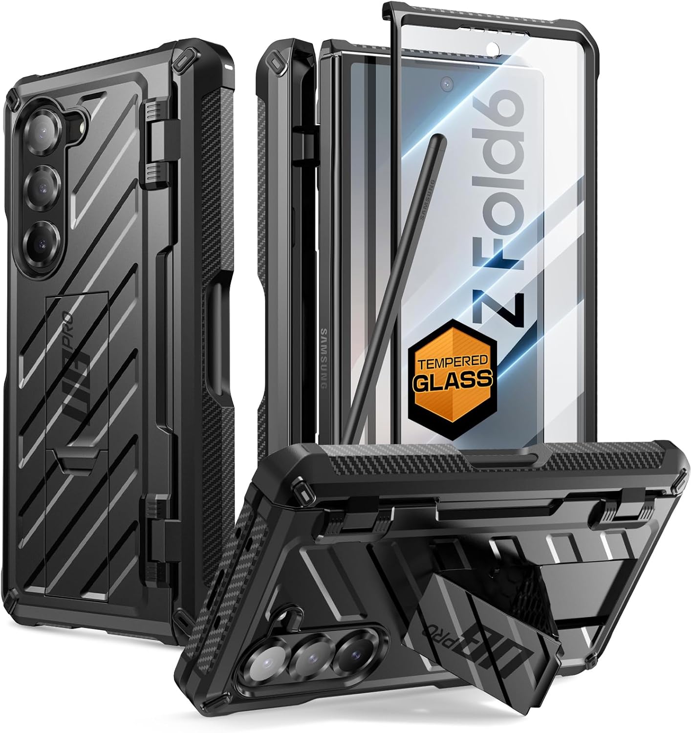SUPCASE Galaxy Z Fold 6 Case with S Pen Holder - Rugged