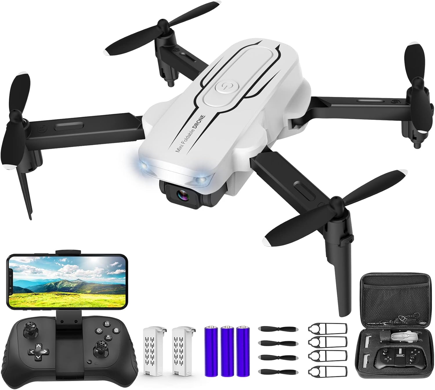 Mini Drone with Camera for Adults Youth - 1080P HD Fun