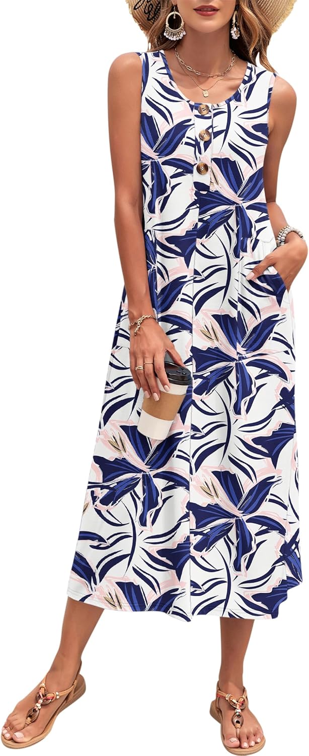 MOLERANI Women's Summer Maxi Dress for Casual Beach Outfits