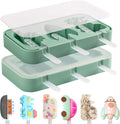 Non-Stick Silicone Popsicle Molds for Kids - Stackable & Reusable - Chicrinum