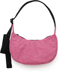 BAGGU Small Nylon Crescent Bag - Versatile Everyday Crescent Bag