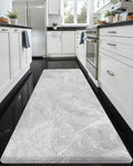 23x59 Kitchen Floor Mat Runner Light Grey - Cushioned Anti Fatigue