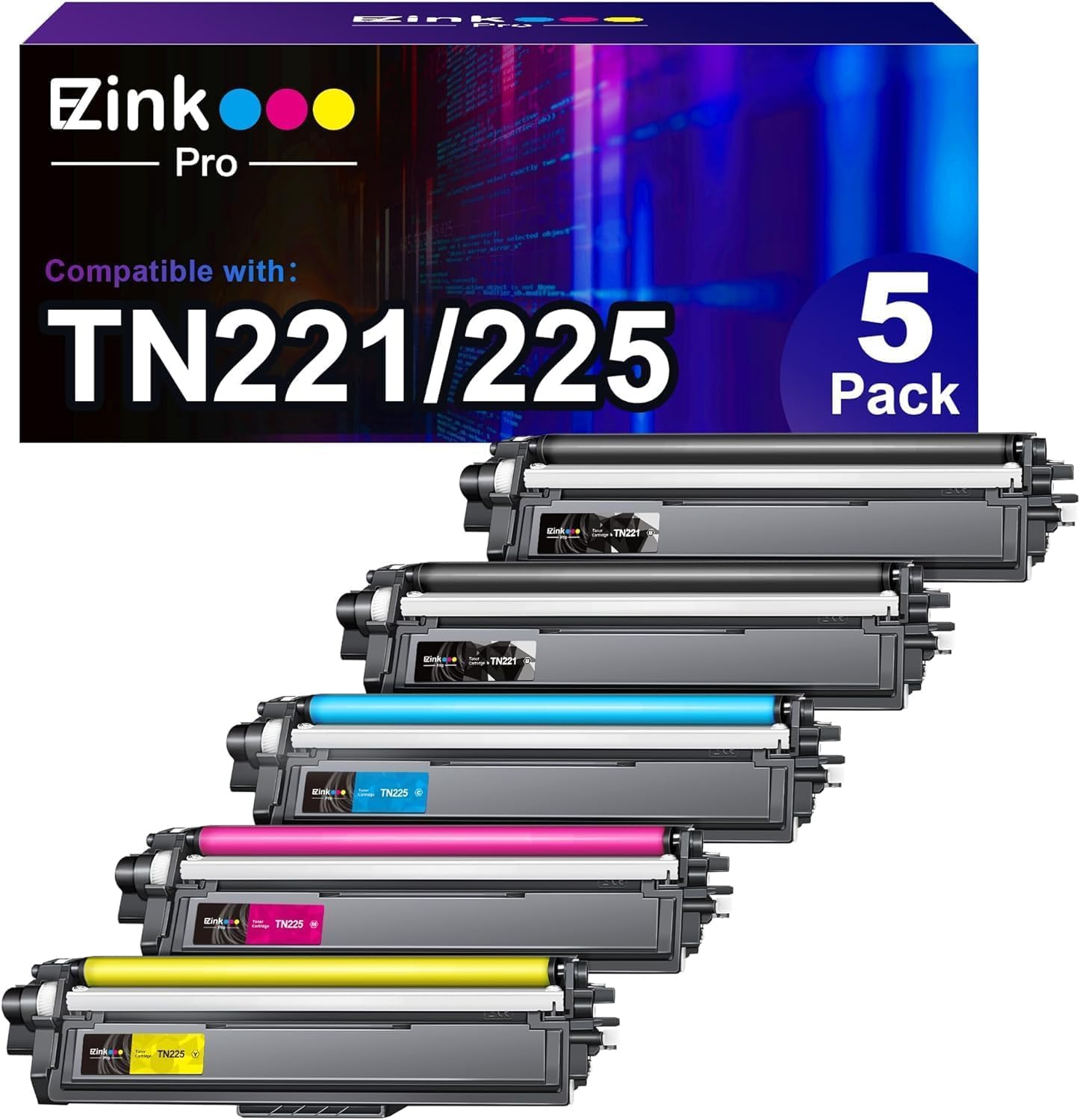 E-Z Ink Pro Compatible Toner Cartridges for Brother Printers
