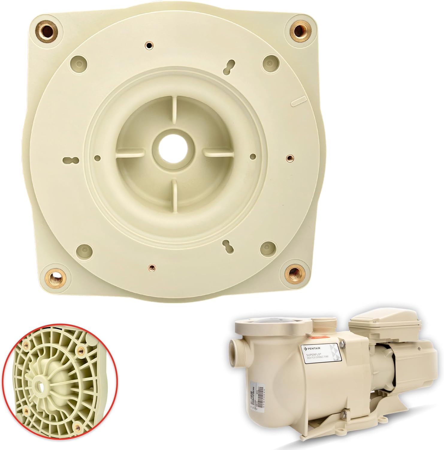 Seal Plate Replacement for Pentair SuperFlo Pool Pump Parts