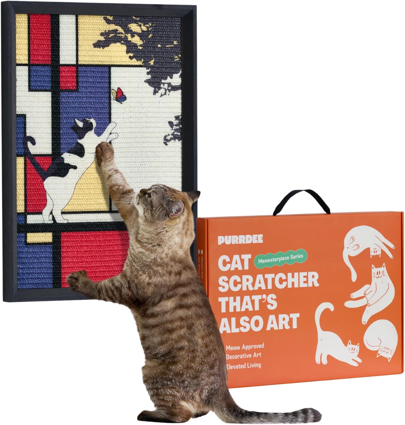 Decorative Wall Art Cat Scratcher for Stylish Homes and Cats