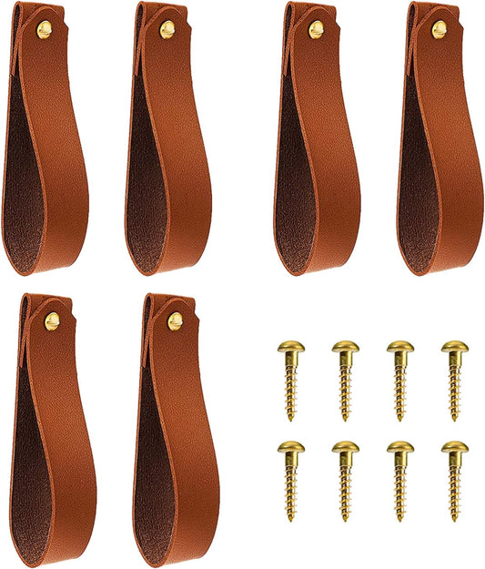 Vin Beauty Leather Wall Hooks Set - Stylish & Sturdy