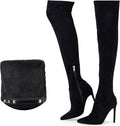 Elisabet Tang Thigh High Boots Over the Knee Boots - 4.3in Stilettos