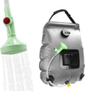 KIPIDA Solar Camping Shower | 5 Gal/20L | Portable On-Off Shower