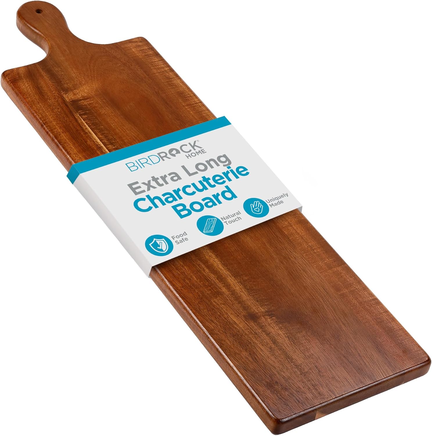 Acacia Wooden Serving Board - Extra Long Charcuterie Tray