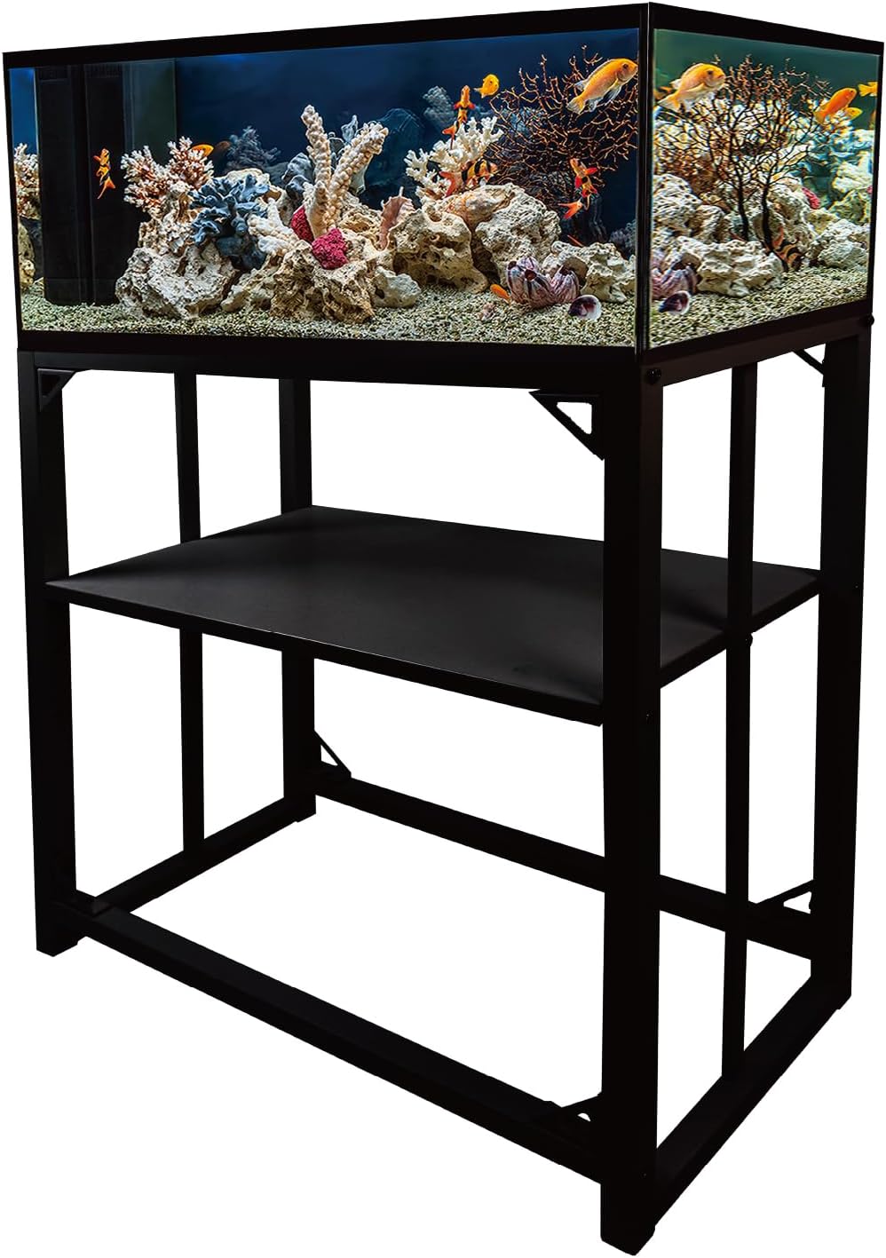 20 Gallon Heavy Duty Metal Aquarium Stand for Fish Tanks