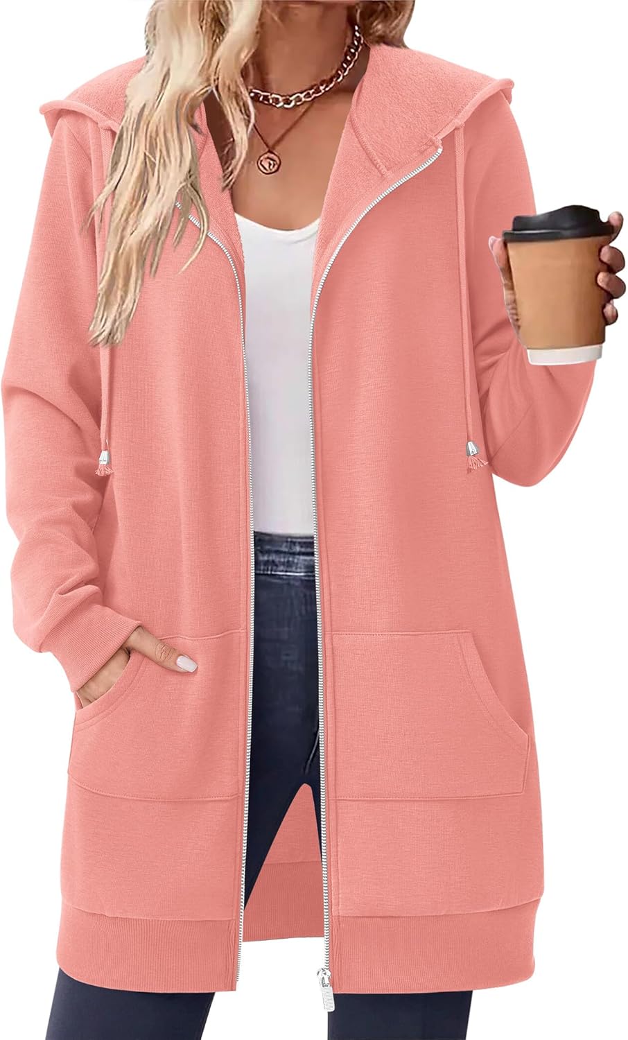 Zeagoo Women's Zip Up Hoodies for Fall and Winter Comfort