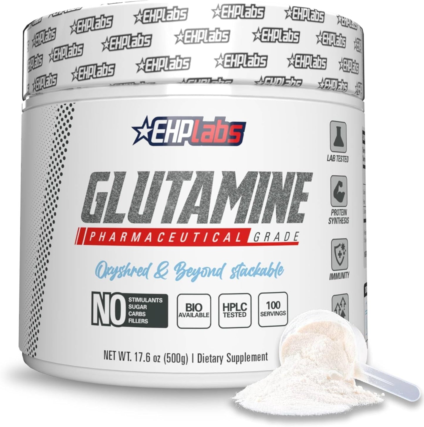 EHP Labs L Glutamine Powder for Workout Recovery & Health