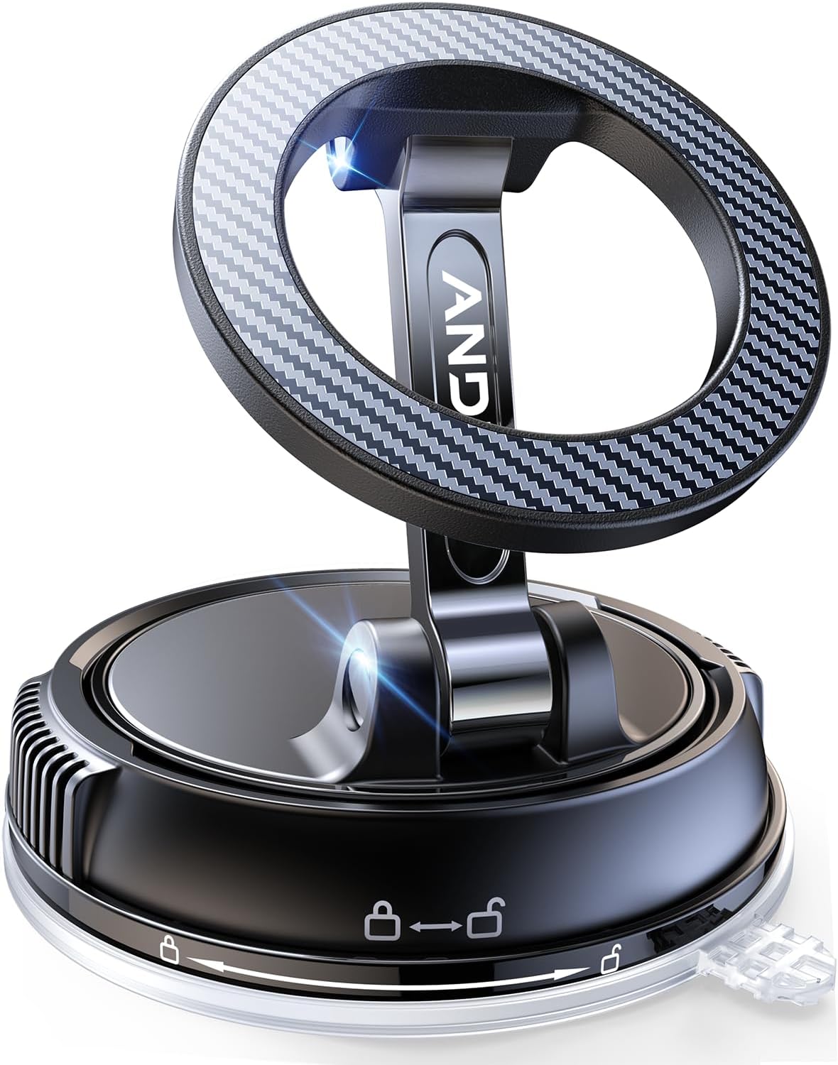 ANDERY Magsafe Car Phone Holder - 78+LBS Suction, 2400gf Magnetic