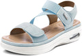 mysoft Womens Summer Walking Sandals with Air Cushion Platform