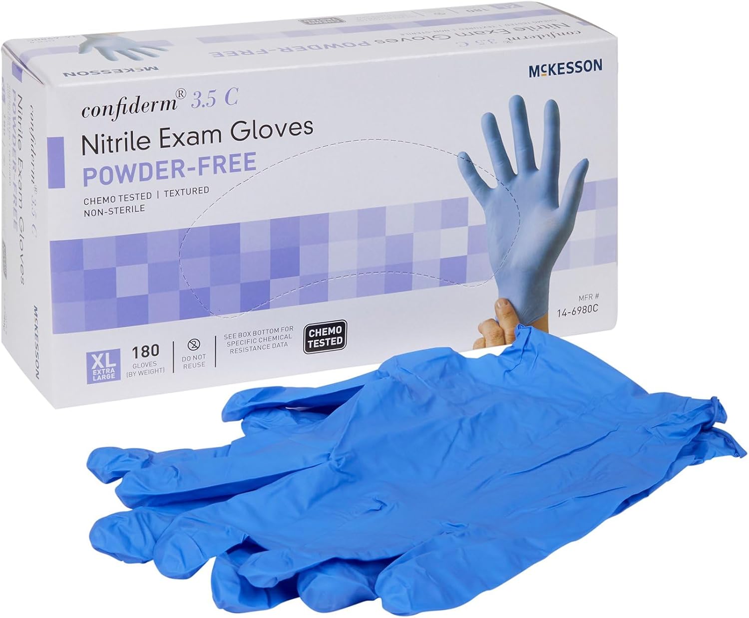 McKesson Confiderm 3.5C Nitrile Exam Gloves for Safe Use