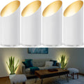 SUNVIE 4 Pack Up Lights Indoor Floor Can Light 5W GU10 - Warm Accent
