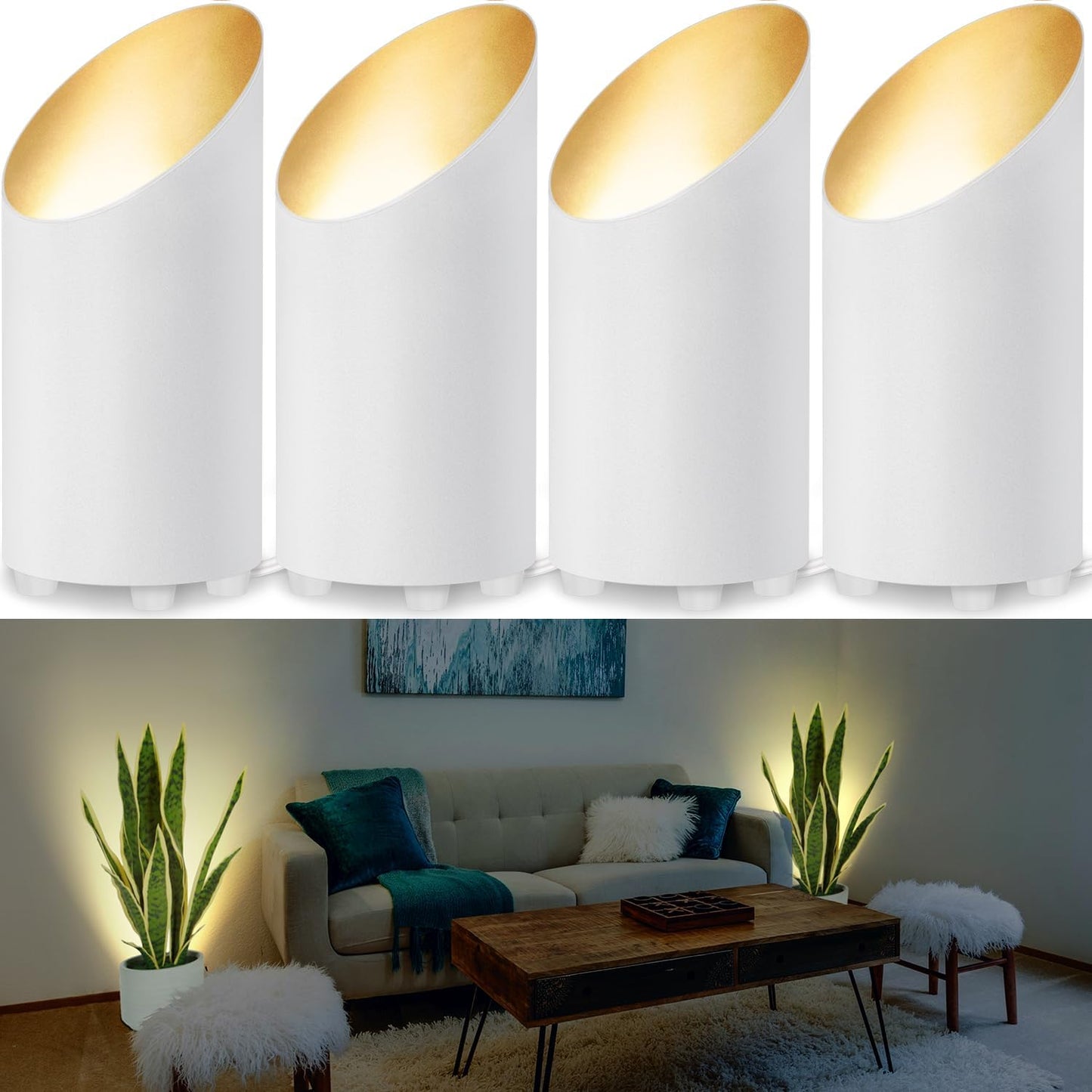 Stylish Indoor Floor Can Lights with GU10 Bulbs for Uplighting