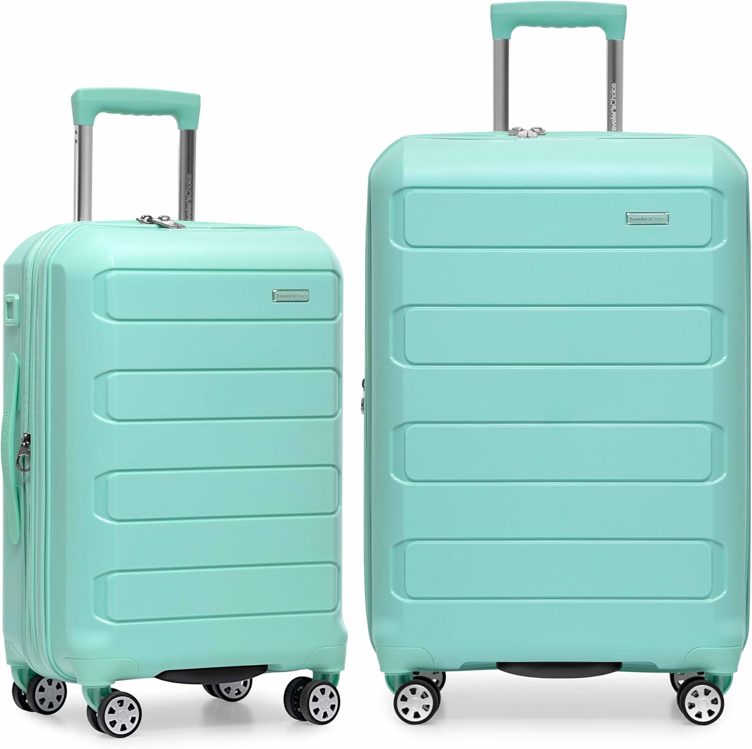 Traveler's Choice Pagosa Indestructible Hardshell Luggage Set