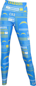 Zubaz Women's Full Length High Waist NFL Leggings - Team Pride