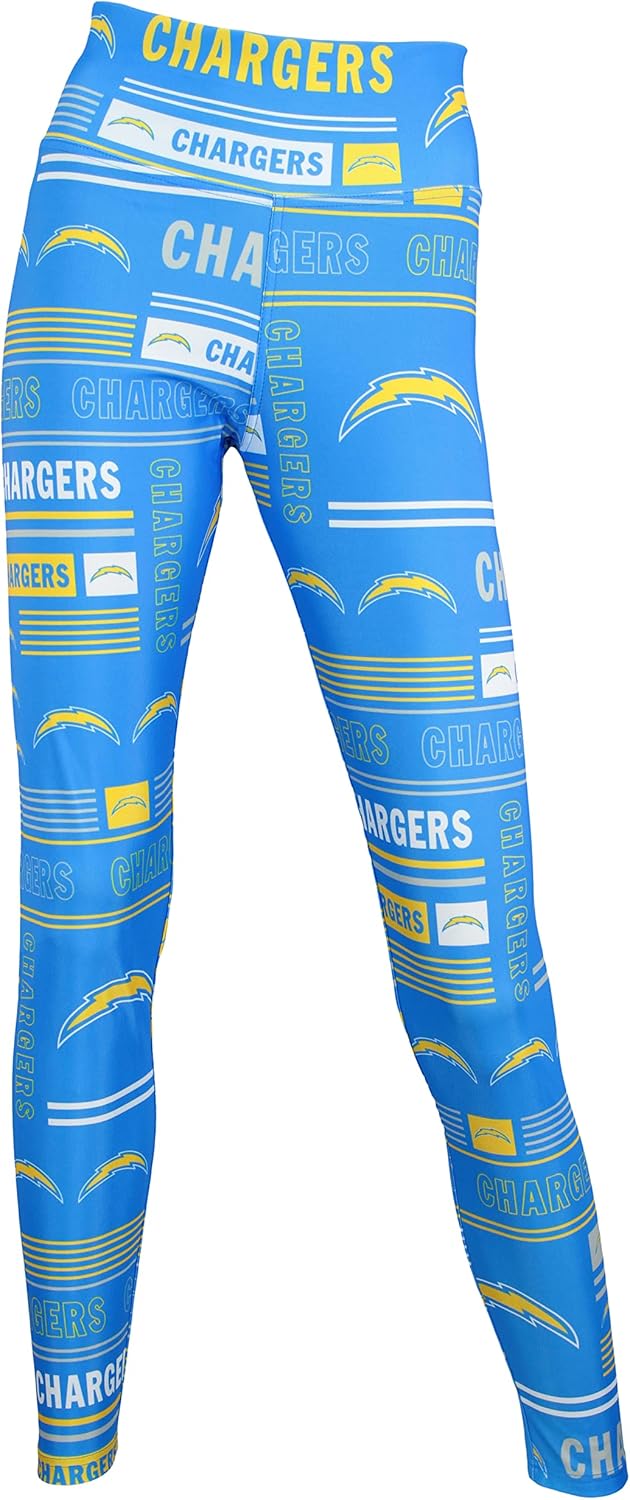 Zubaz NFL Women's Full Length High Waist Leggings for Fans