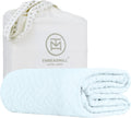 King Size Light Blue Cotton Blanket 104x92 - All-Season Comfort