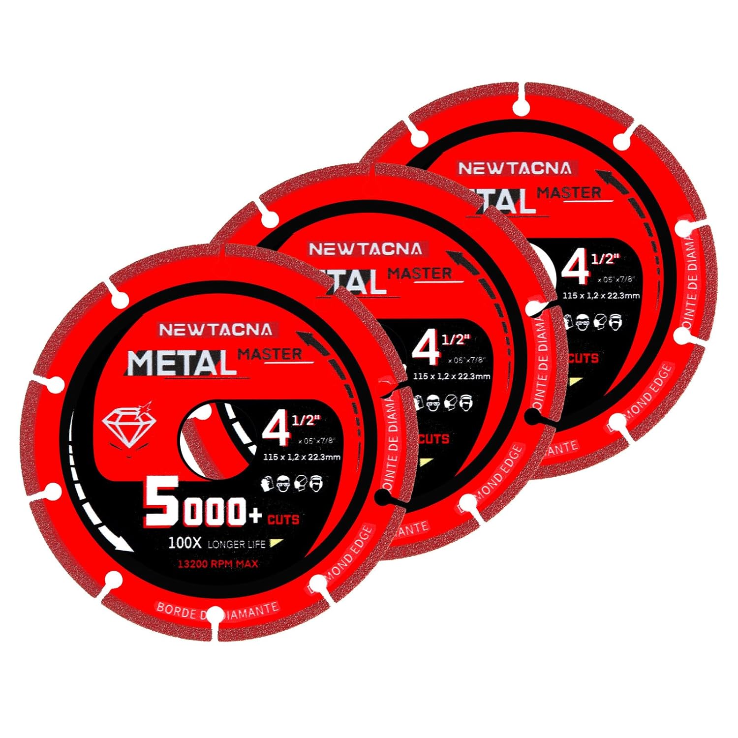 NEWTACNA 4.5 Metal Cutting Disc - Precision Cuts Guaranteed