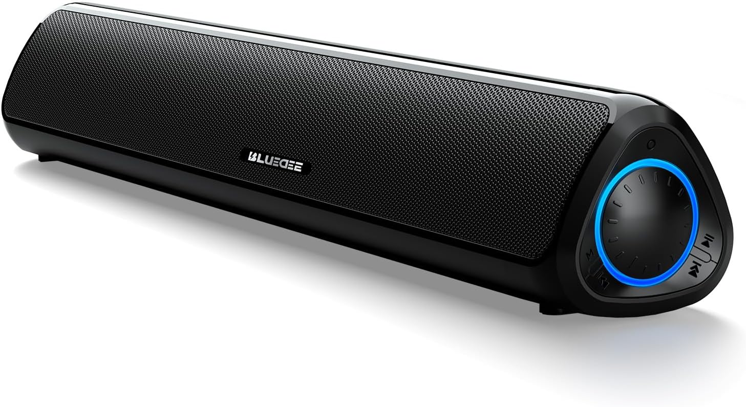 HiFi Bluetooth Computer Soundbar with Deep Bass - Bluedee