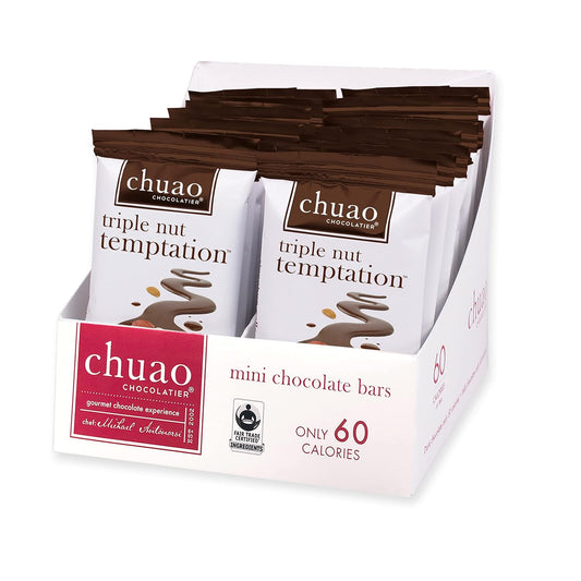 Chuao Chocolatier Triple Nut Temptation Dark Chocolate Bars