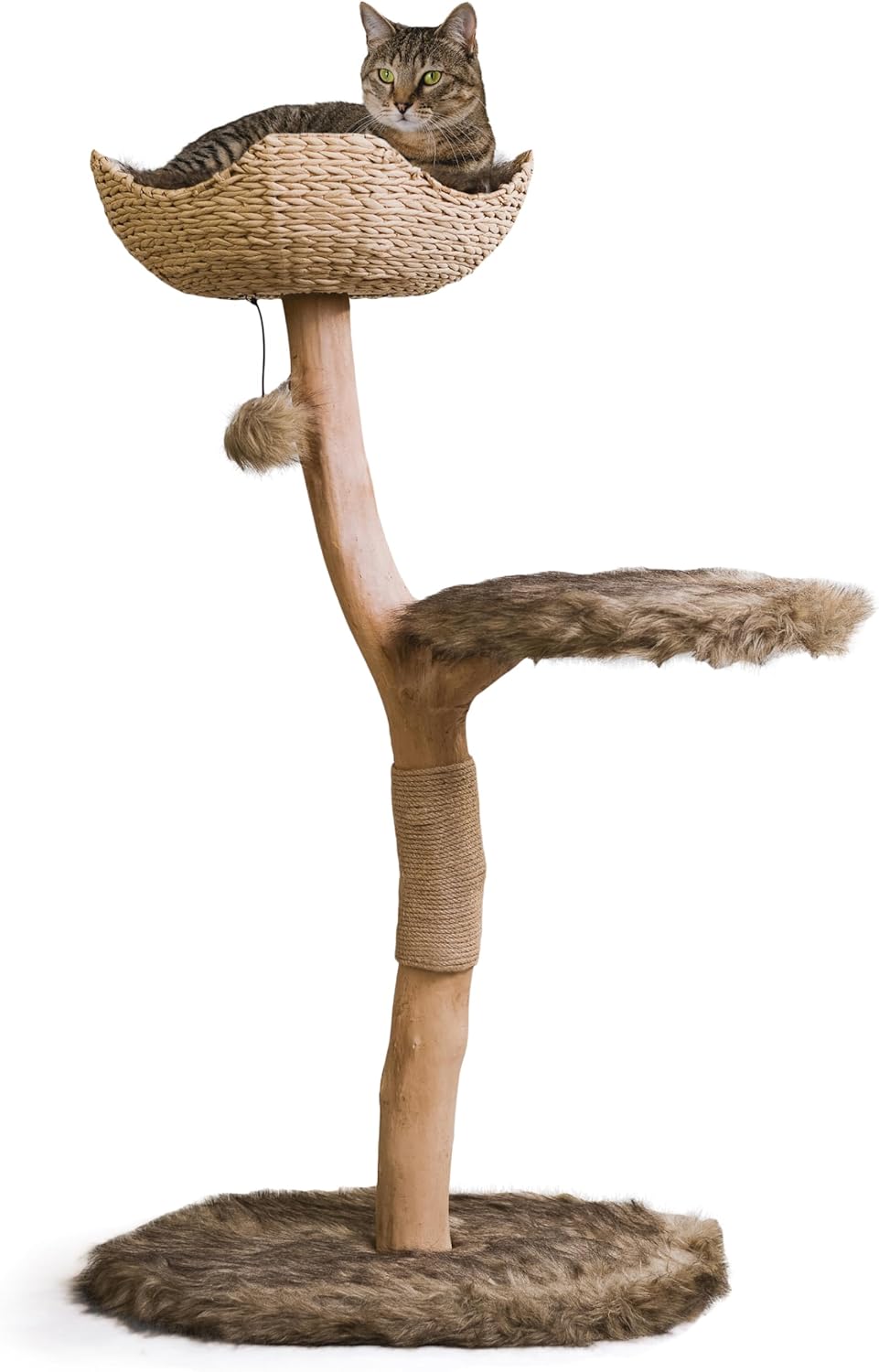 Wooden Cat Tree Tower for Large Cats - Modern Cat Furniture
