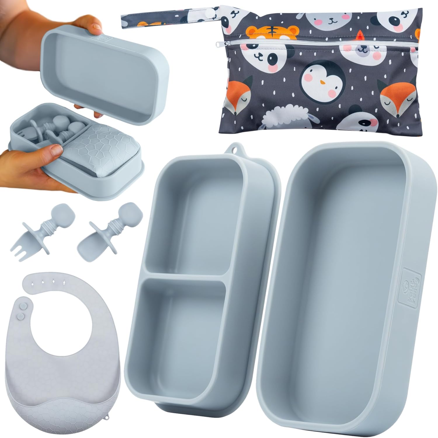 Palz and Pandy Portable Baby Feeding Set