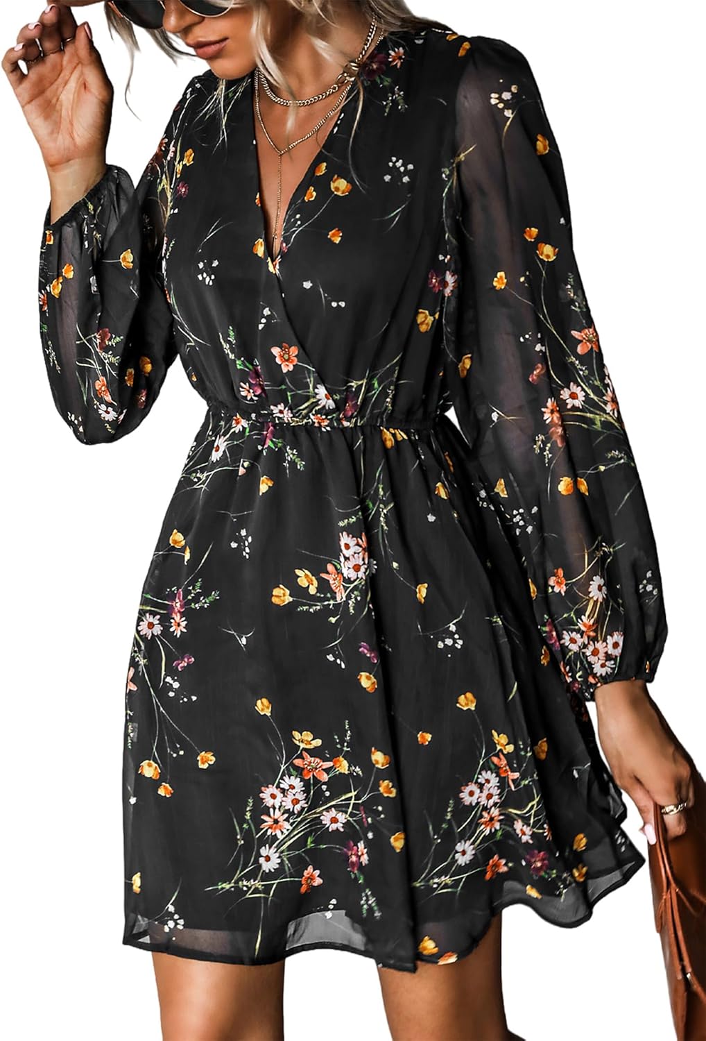 CUPSHE Women's Mini Dresses for Casual Spring and Autumn Wear