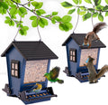 Squirrel Proof Metal Hanging Bird Feeder - Large Capacity and Stylish