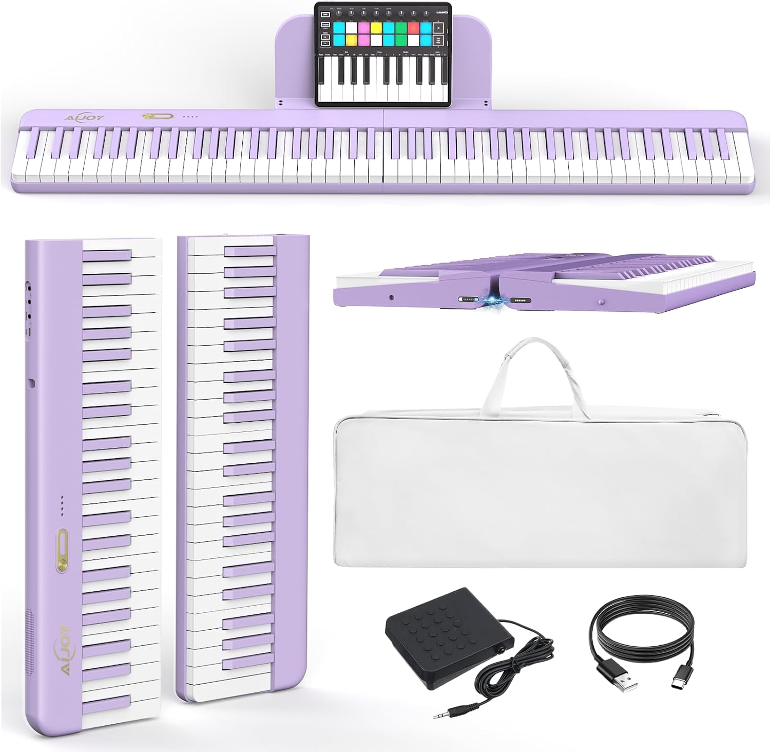 AiJoy 88 Keys Portable Foldable Electric Piano Keyboard Review