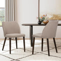 COLAMY Upholstered Dining Chairs Set of 2 for Modern Spaces