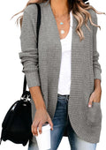 Open Front Cardigan for Women by Saodimallsu in Relaxed Fit