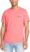 Men's Nautica Short Sleeve Solid Crew Neck T-shirt - Soft Cotton Fit