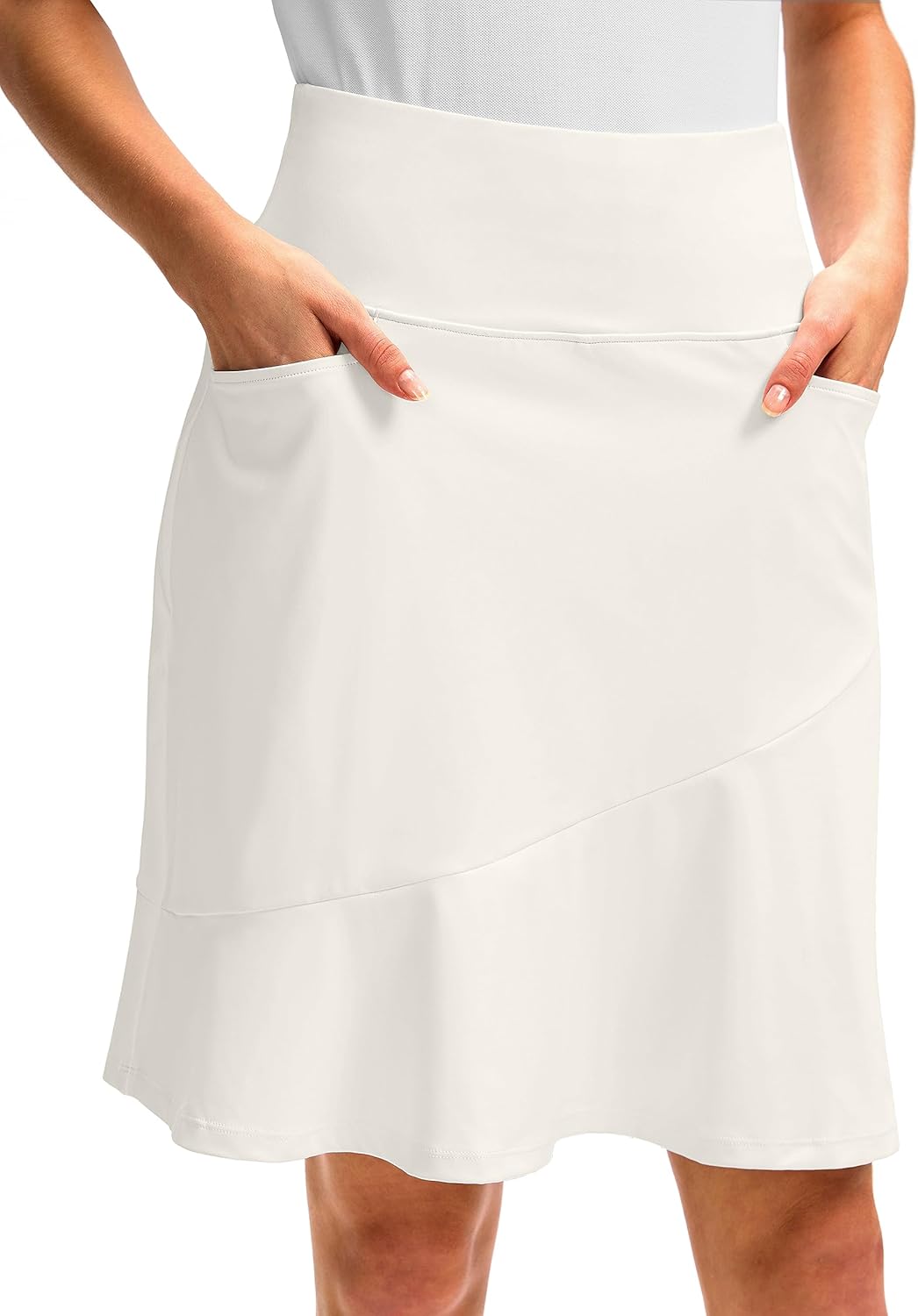 G Gradual 20in Knee Length Golf Skirts with 5 Pockets for Women
